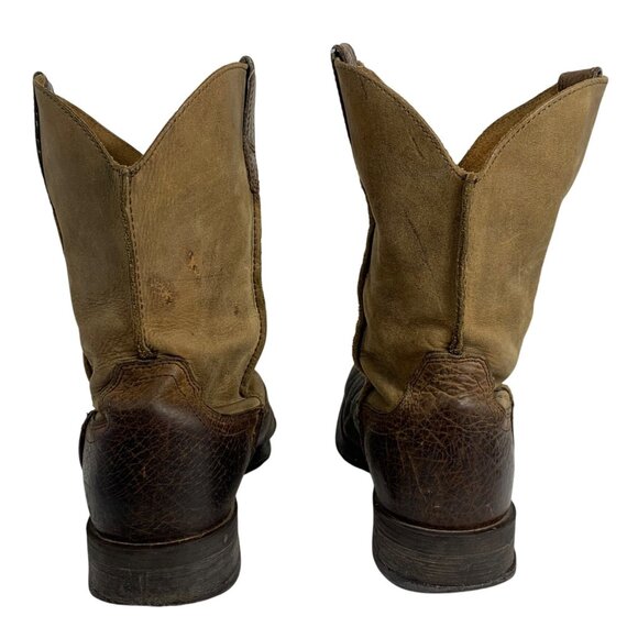 ARIAT Mens Rambler Brown Square Toe SZ 10 EE Wide Western Cowboy Boots 10002317 - Picture 2 of 8